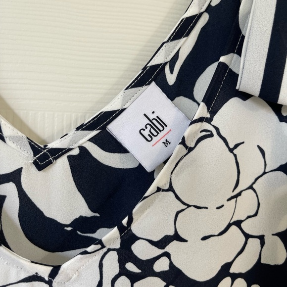 CAbi Shoulder tie Top - Size M #5731 - Picture 8 of 10